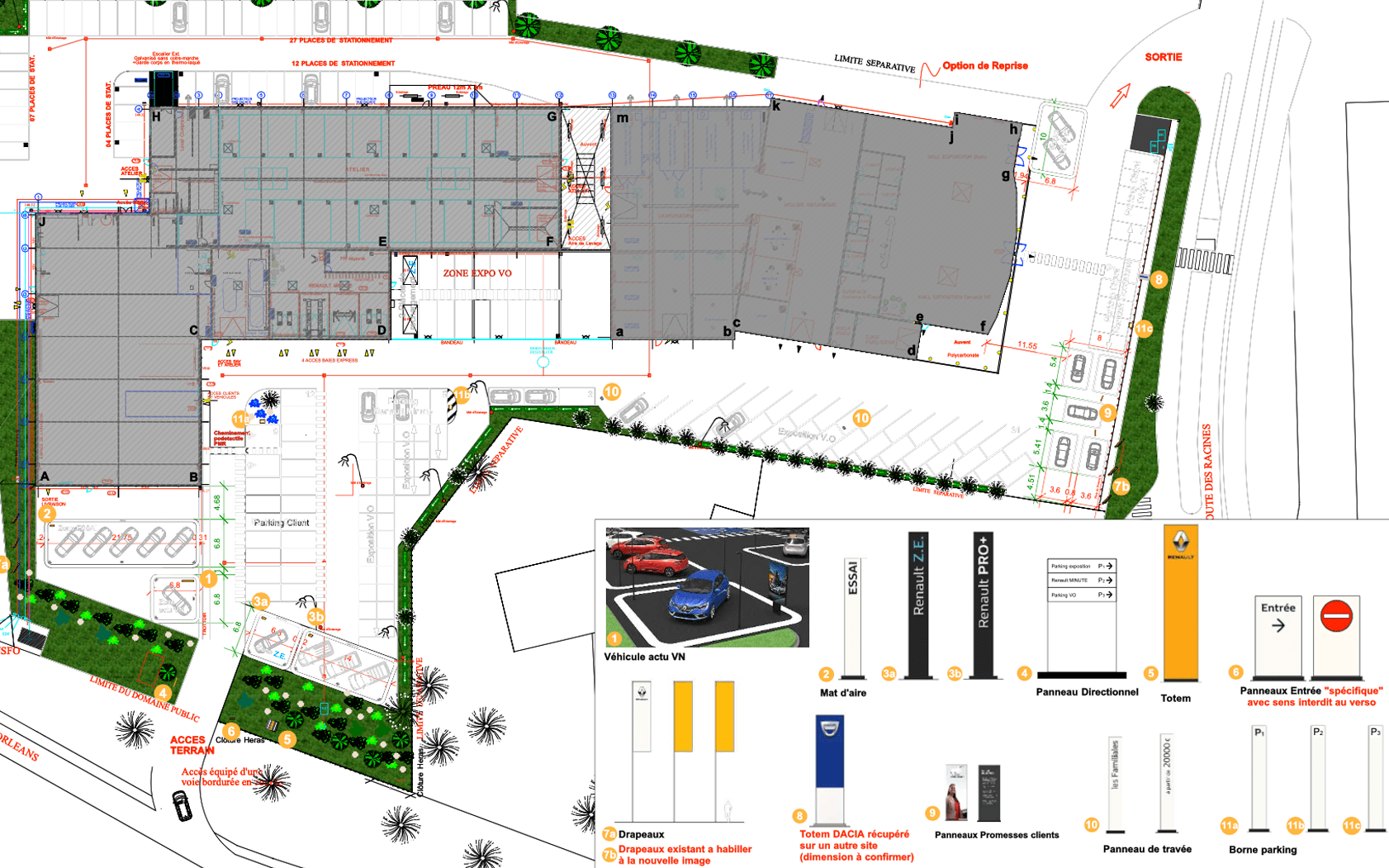 plan de masse renault store exterieur plans de points de vente
